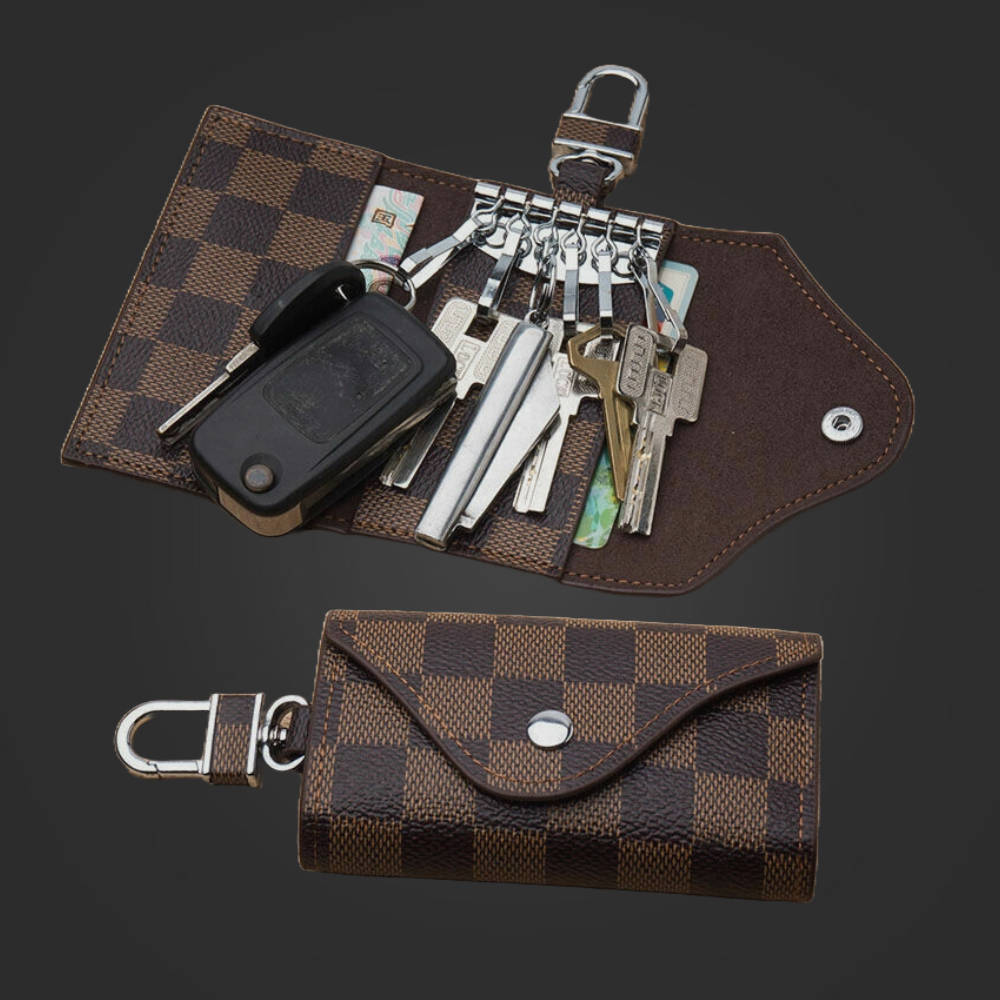 Genuine Leather Handmade Key Holder Case Keychain